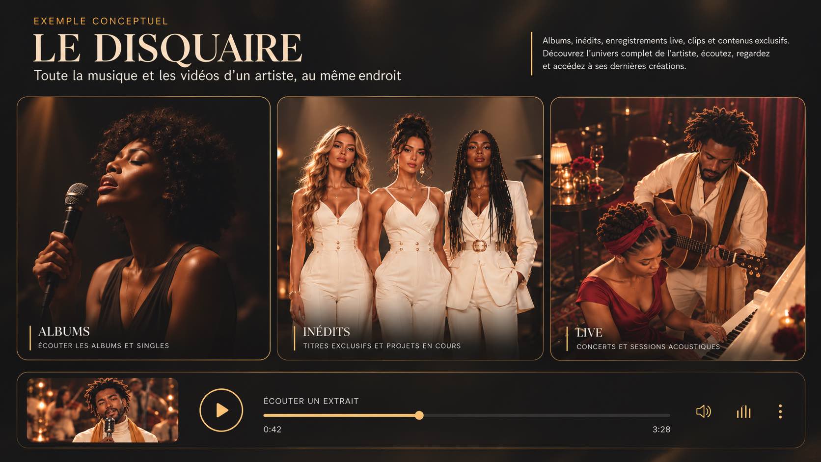 Le Disquaire : bibliothèque musicale pour artistes indépendants